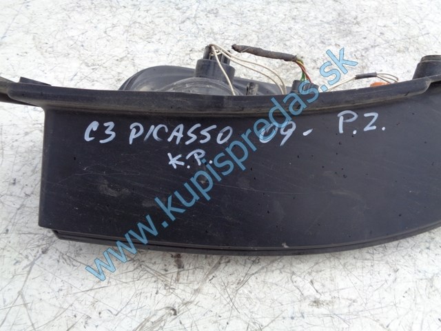 pravé zadné svetlo na citroen c3 picasso, 9681749180